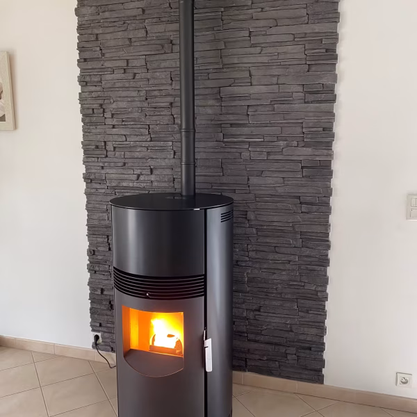 Installation de poêle à granule par L'Artisan du feupoêle à granule