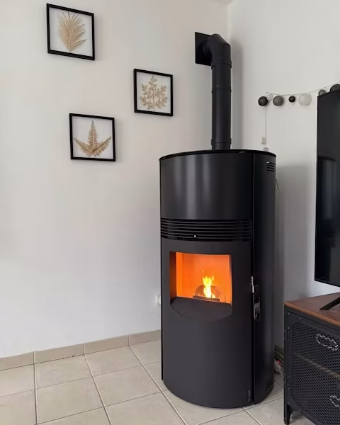 Installation de poêle à granule par L'Artisan du feupoêle à granule