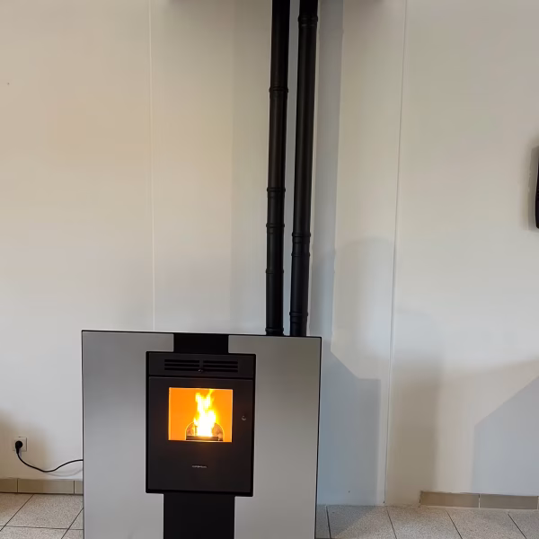 Installation de poêle à granule par L'Artisan du feupoêle à granule