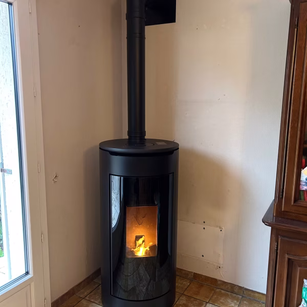 Installation de poêle à granule par L'Artisan du feupoêle à granule