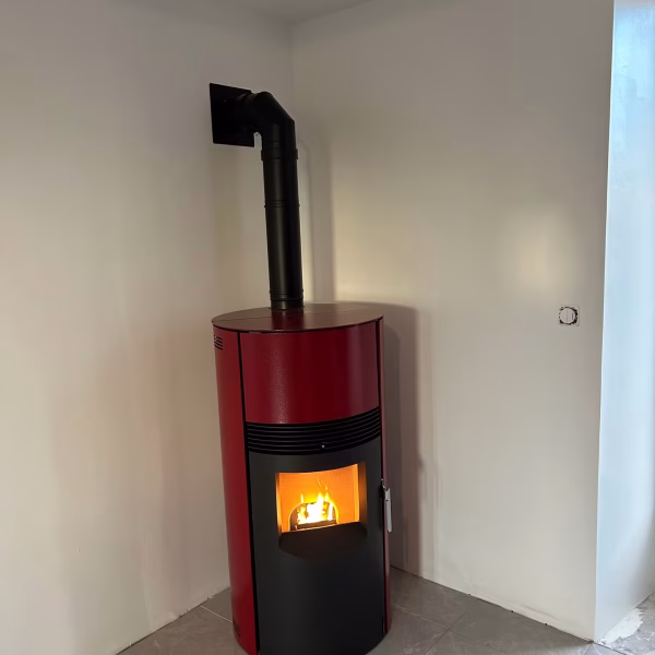 Installation de poêle à granule par L'Artisan du feupoêle à granule