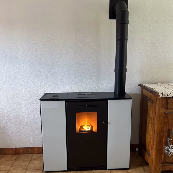 Installation de poêle à granule par L'Artisan du feupoêle à granule