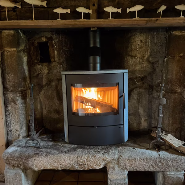 Installation de poêle à bois par L'Artisan du feupoêle à bois