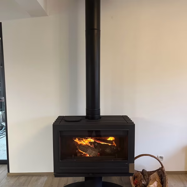 Installation de poêle à bois par L'Artisan du feupoêle à bois