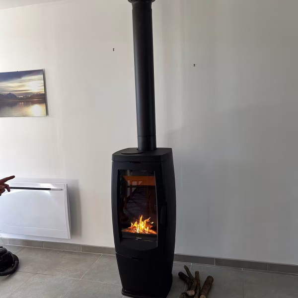 Installation de poêle à bois par L'Artisan du feupoêle à bois