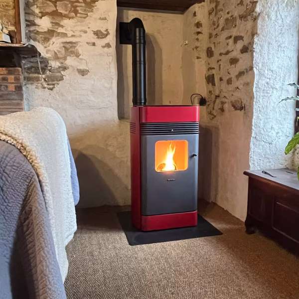 Installation de poêle à granule par L'Artisan du feupoêle à granule